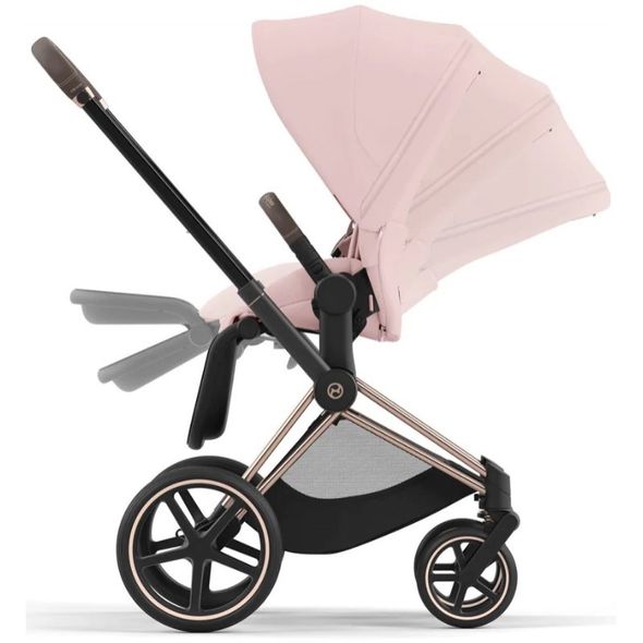 Купити Коляска дитяча 2 в 1 Cybex Priam Peach Pink шасі Rosegold 53 600 грн недорого, дешево