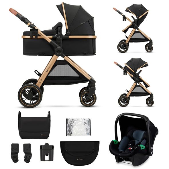 Купити Коляска дитяча 3 в 1 Kinderkraft Esme Pure Black 10 990 грн недорого, дешево