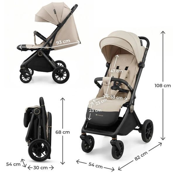 Купити Прогулянкова коляска Kinderkraft Dave Sand Dune 9 590 грн недорого, дешево