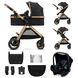 Купити Коляска дитяча 3 в 1 Kinderkraft Esme Pure Black 10 990 грн недорого