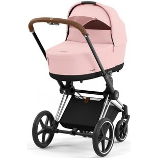 Купити Коляска дитяча 2 в 1 Cybex Priam Peach Pink шасі Chrome Brown 51 600 грн недорого, дешево