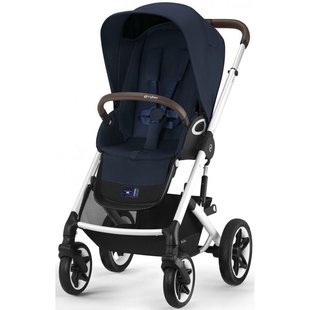 Купити Прогулянкова коляска Cybex Talos S Lux Silver Ocean Blue 21 699 грн недорого, дешево