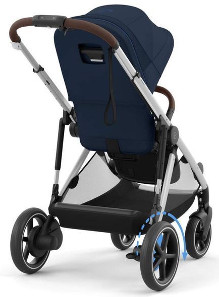 Купити Прогулянкова коляска Cybex е-Gazelle S Ocean Blue (з електродвигуном та функцією заколисування) 47 800 грн недорого, дешево