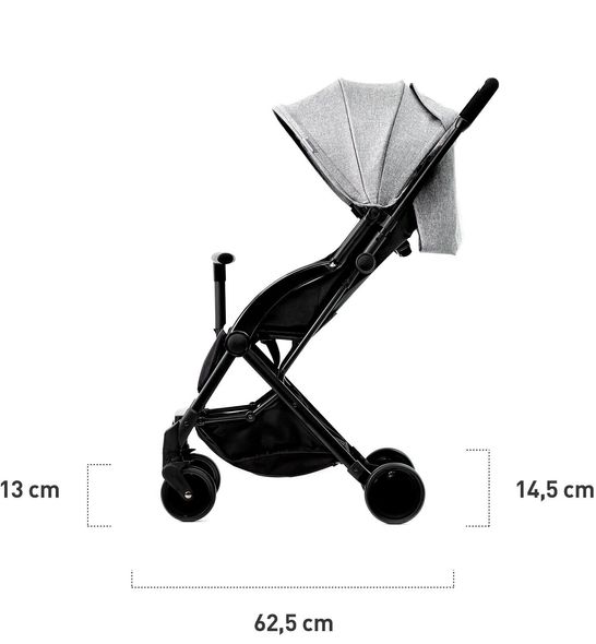 Купити Прогулянкова коляска Kinderkraft Lite Up Gray 3 590 грн недорого, дешево