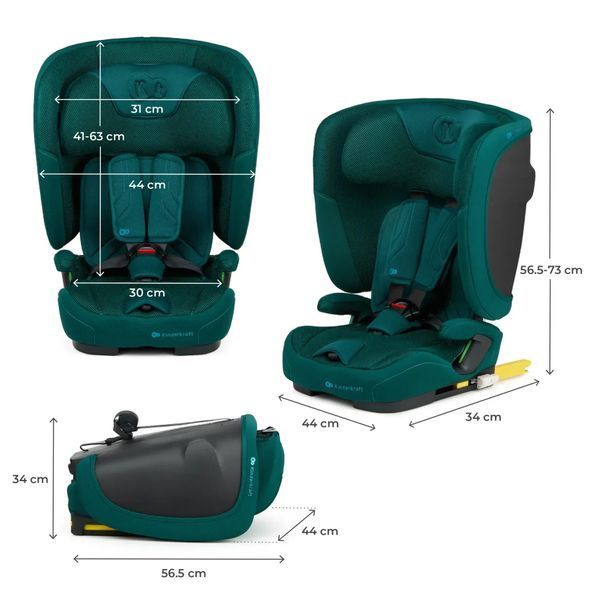 Купить Автокресло Kinderkraft Fix2Go i-Size Green 6 190 грн недорого