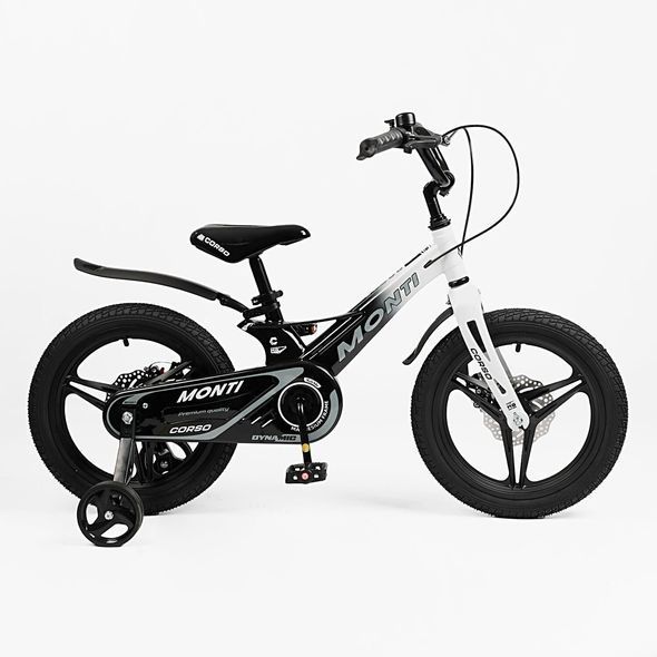 Купити Велосипед дитячий CORSO 16" Monti MT-16253 (магнієва рама, дискові гальма, допоміжні колеса) 4 519 грн недорого, дешево