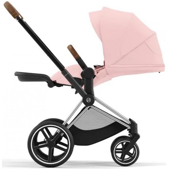 Купити Коляска дитяча 2 в 1 Cybex Priam Peach Pink шасі Chrome Brown 51 600 грн недорого, дешево