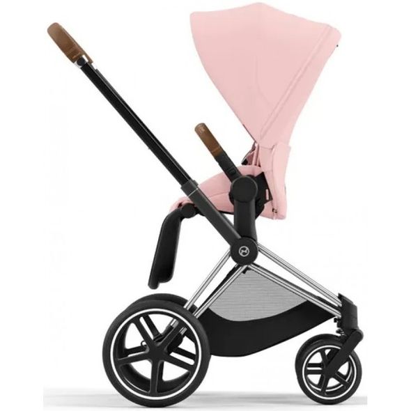 Купити Коляска дитяча 2 в 1 Cybex Priam Peach Pink шасі Chrome Brown 51 600 грн недорого, дешево