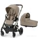 Купити Коляска дитяча 2 в 1 Cybex Balios S Lux Taupe Almond Beige 27 839 грн недорого