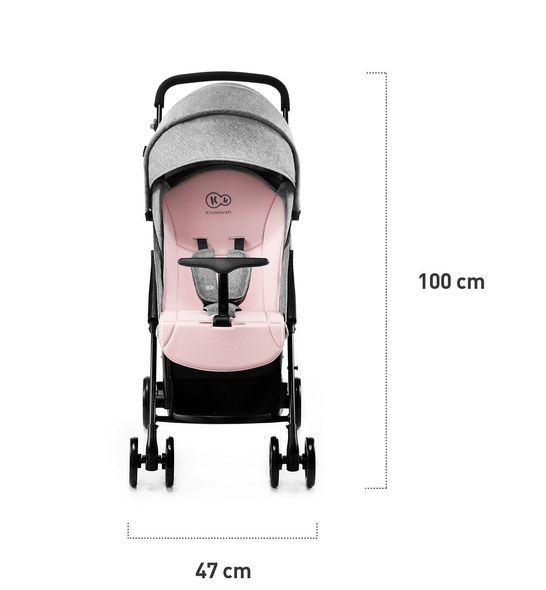 Купити Прогулянкова коляска Kinderkraft Lite Up Pink 3 590 грн недорого, дешево