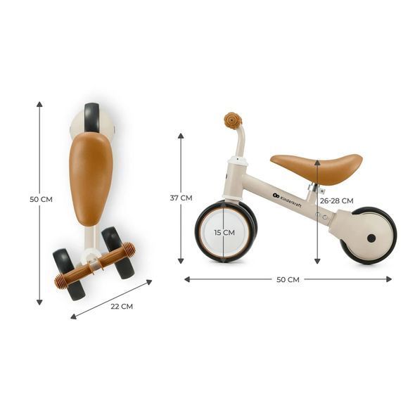 Купить Каталка-беговел Kinderkraft Cutie Light Beige 1 890 грн недорого