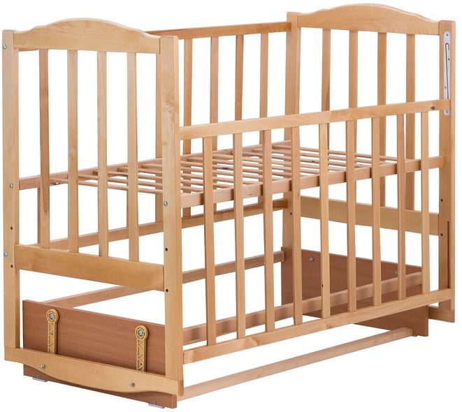 Купить Кровать Babyroom Зайчонок Z204 лакированная (маятник) 1 710 грн недорого