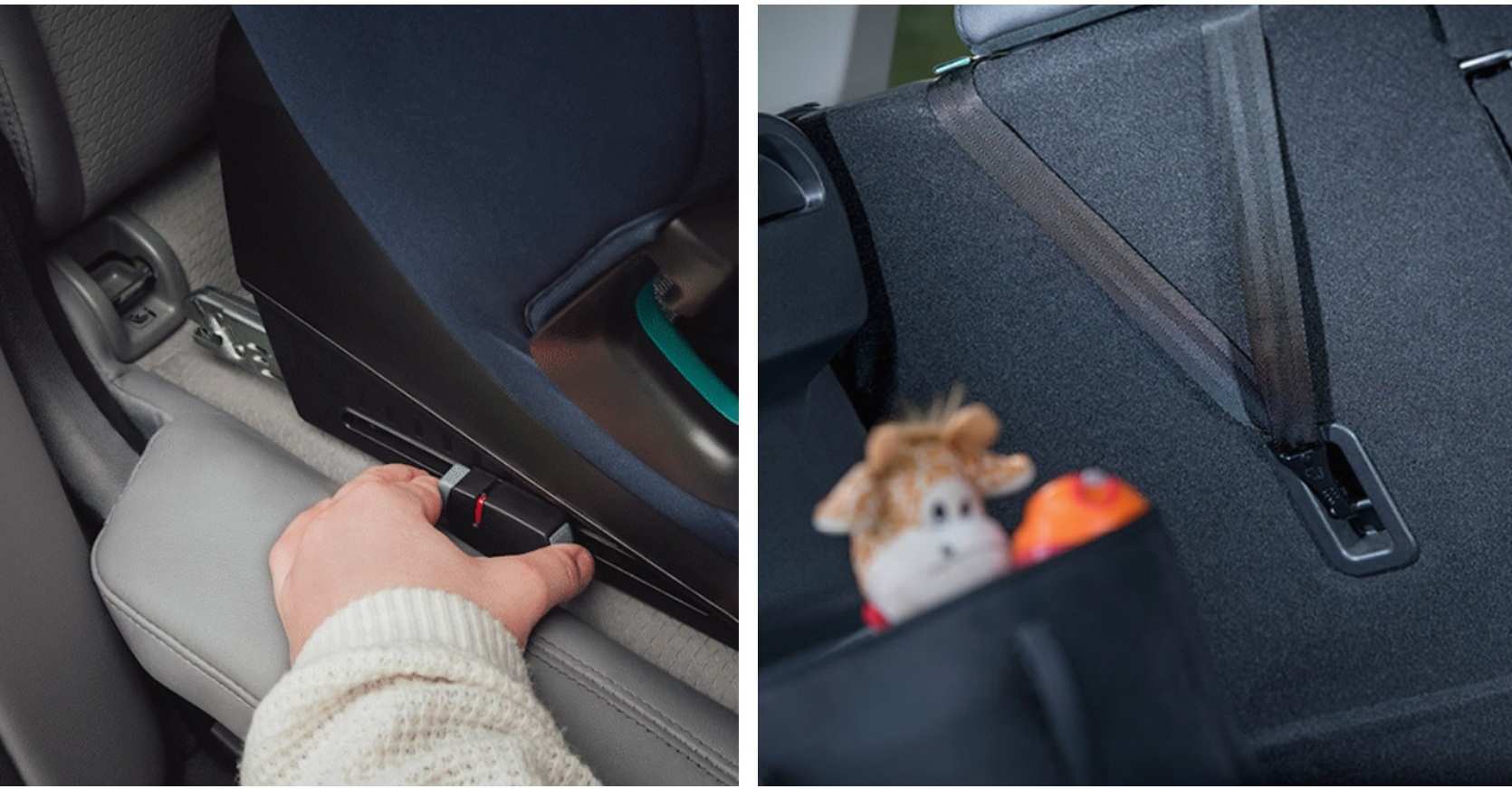 Крепления ISOFIX и Top Tether автокресла Britax Römer Evolvafix