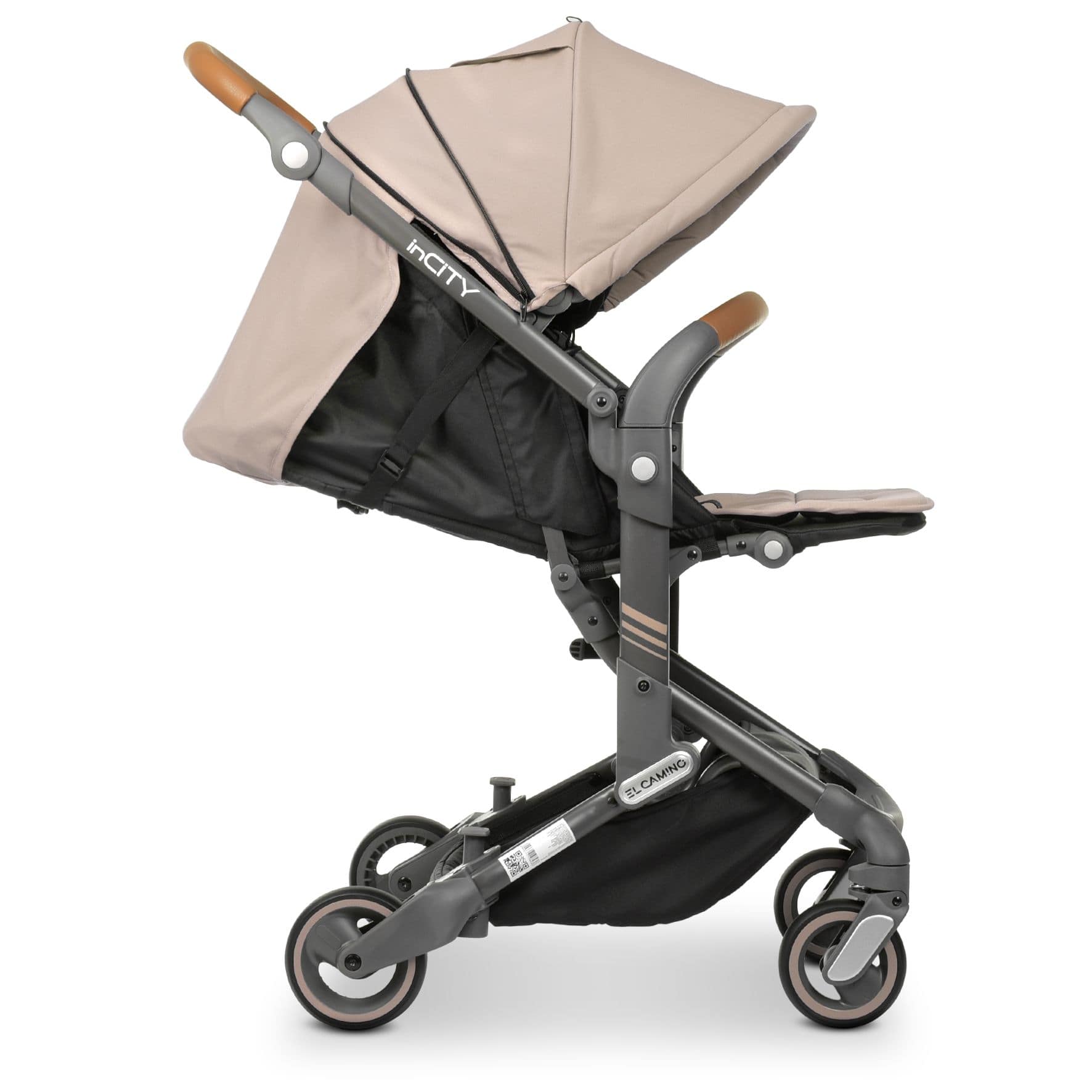 ᐉ Прогулянкова коляска El Camino inCITY ME 1068 Beige | Poteshki