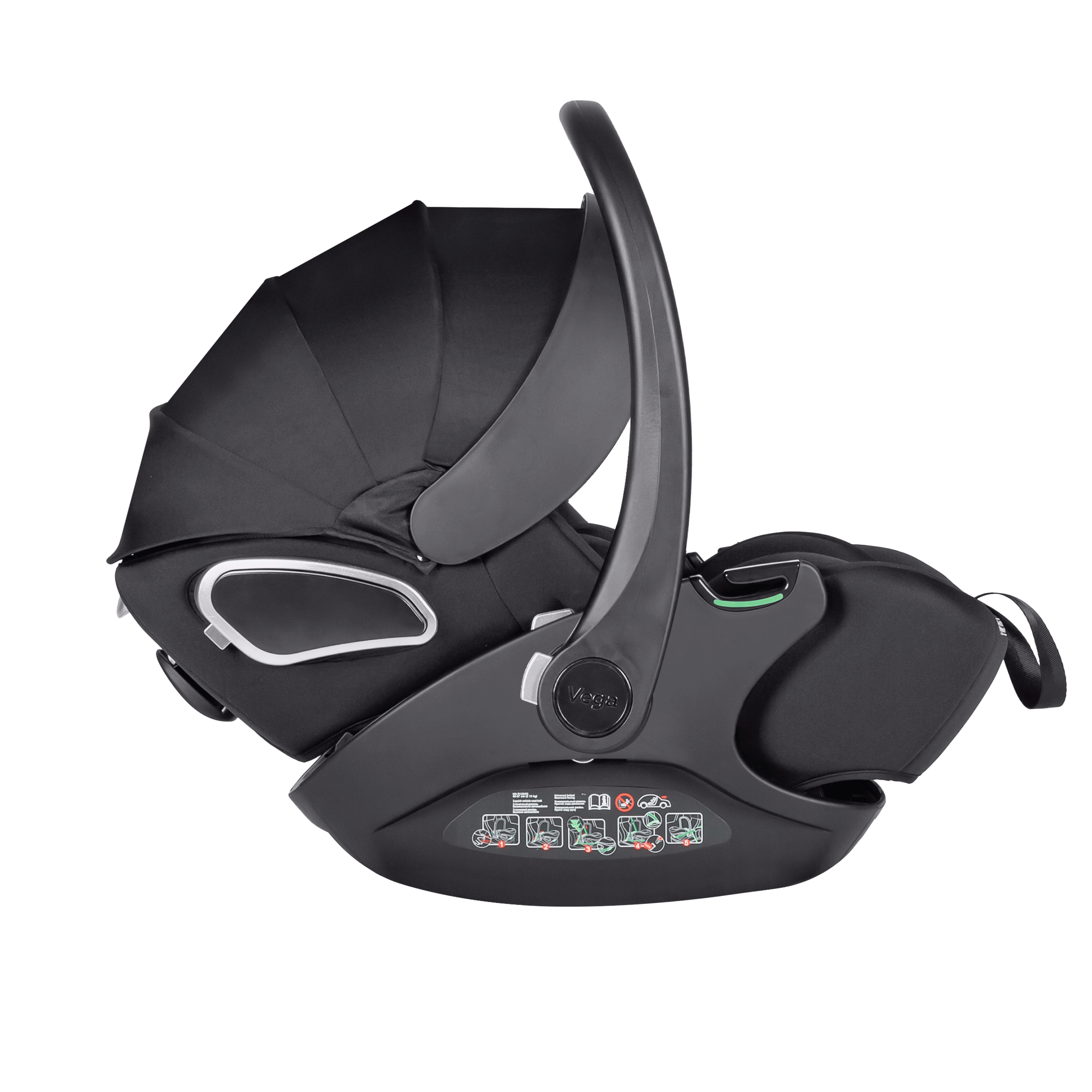 ᐉ Автокрісло+база Carrello Vega CRL-14101/2 i-Size Absolute Black